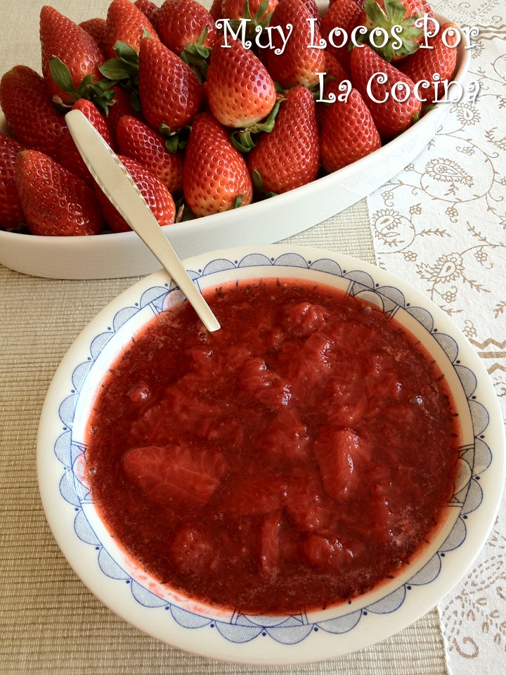 Muy Locos Por La Cocina Compota de Fresas