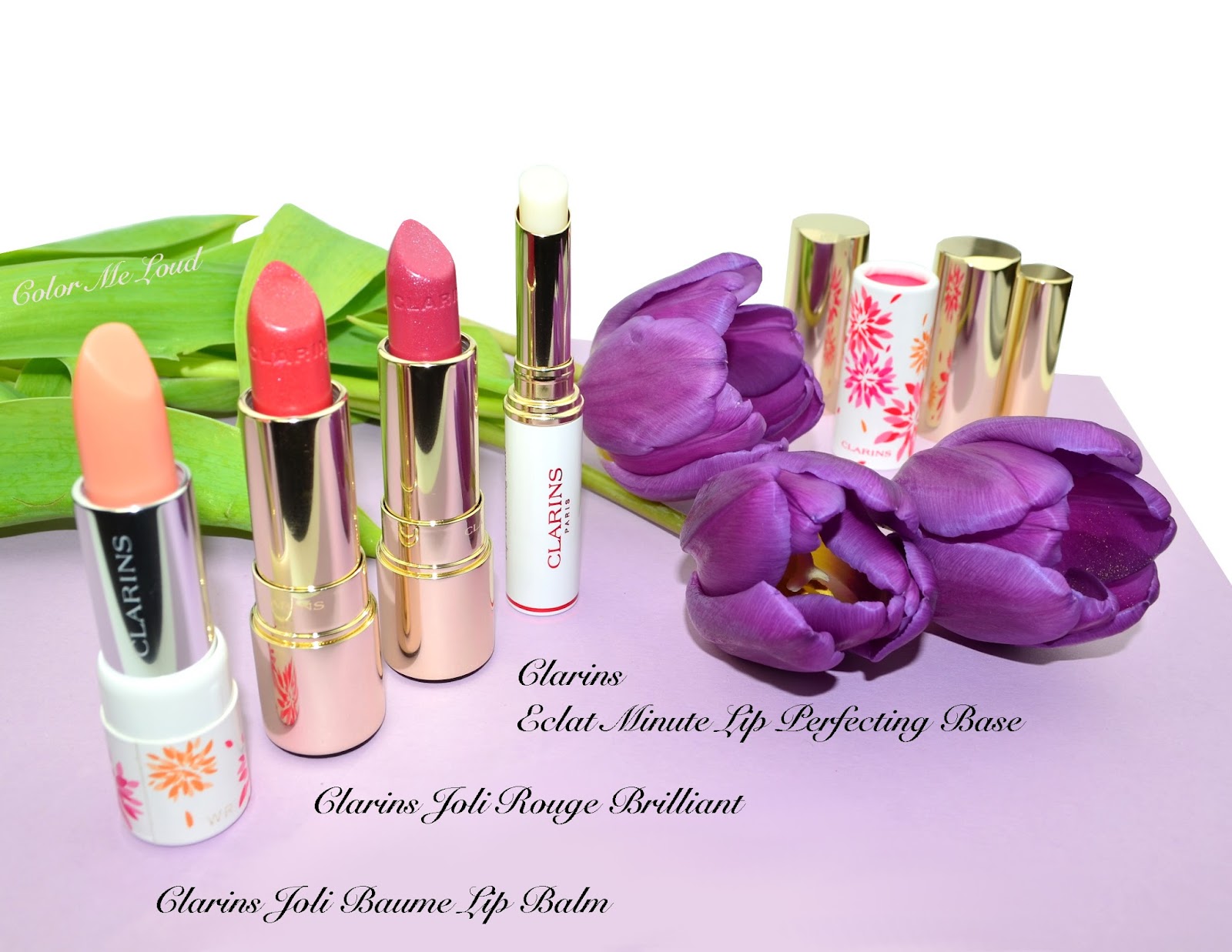 Clarins Joli Rouge Brilliant 07 Raspberry, 03 Guava, Joli Baume Lip