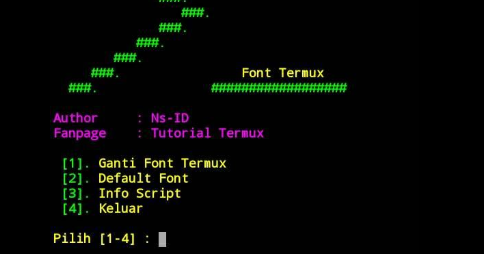 Download Cara Merubah Tema Dan Font Pada Aplikasi Termux Kumpulan Remaja SVG Cut Files