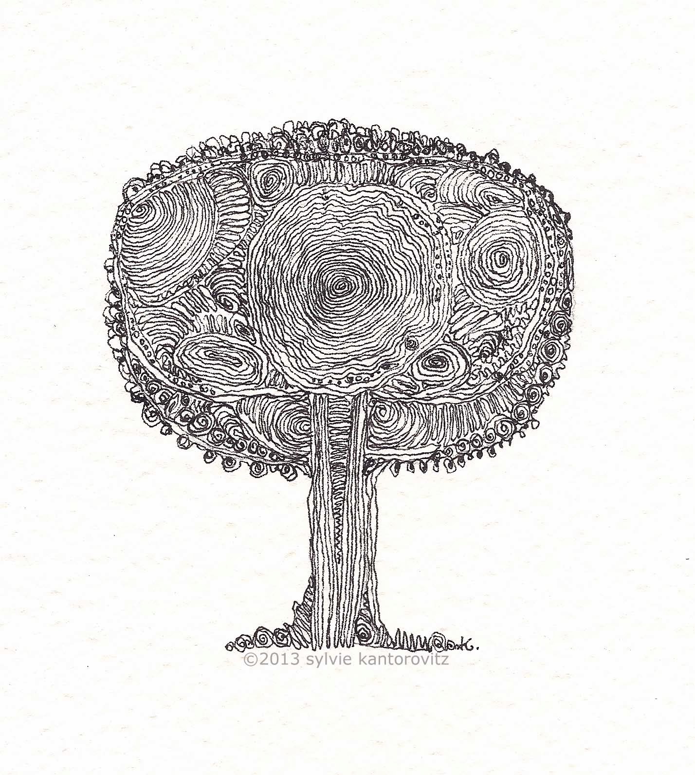 Dan S Blog Pine Tree Sketchbook Doodle