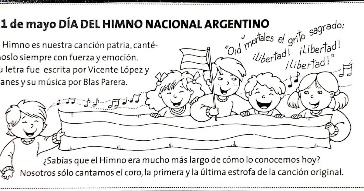 Escuela Reconquista 3ro 2020 11 De Mayo Día Del Himno Nacional