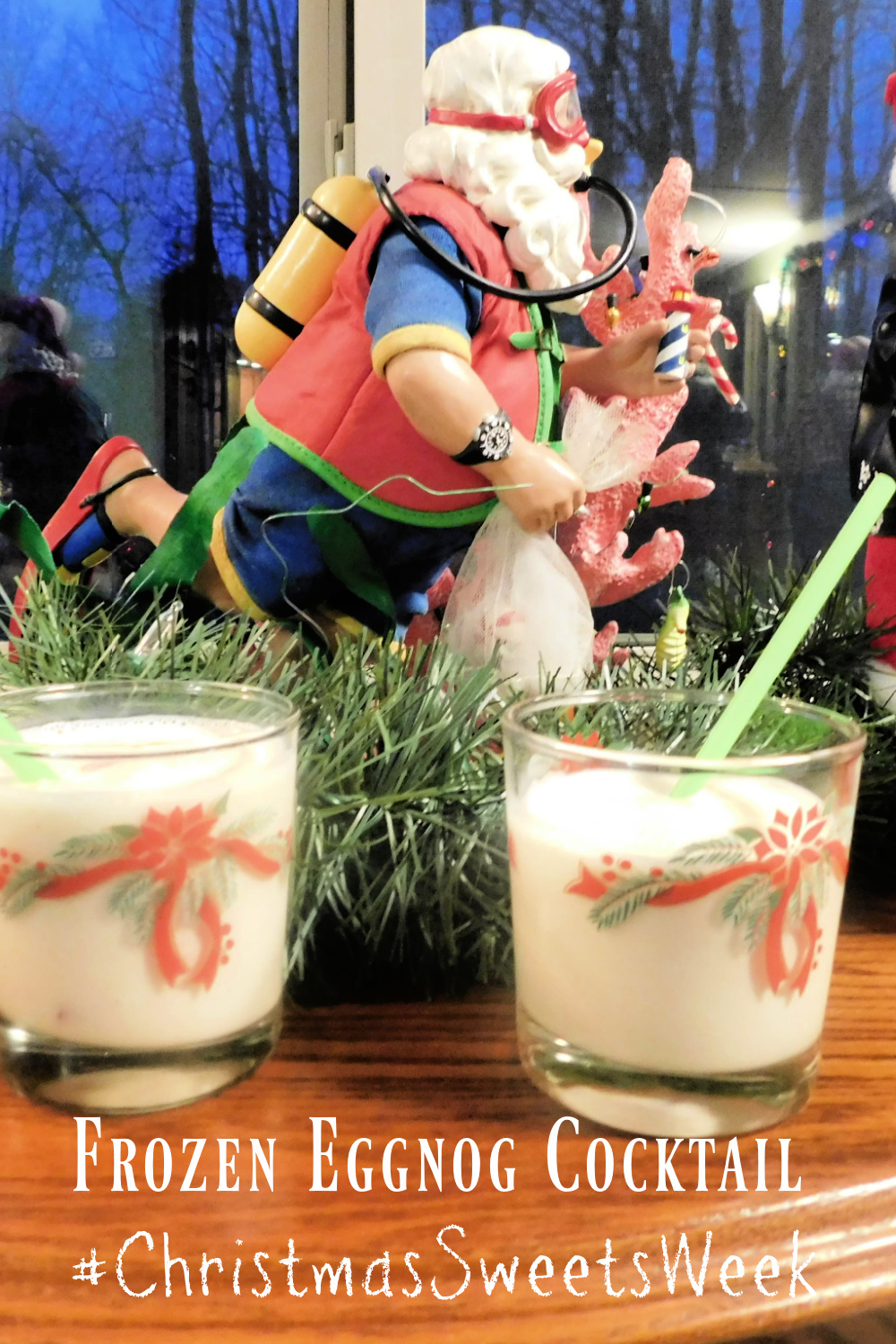 A Day in the Life on the Farm Frozen Eggnog Cocktail ChristmasSweetsWeek