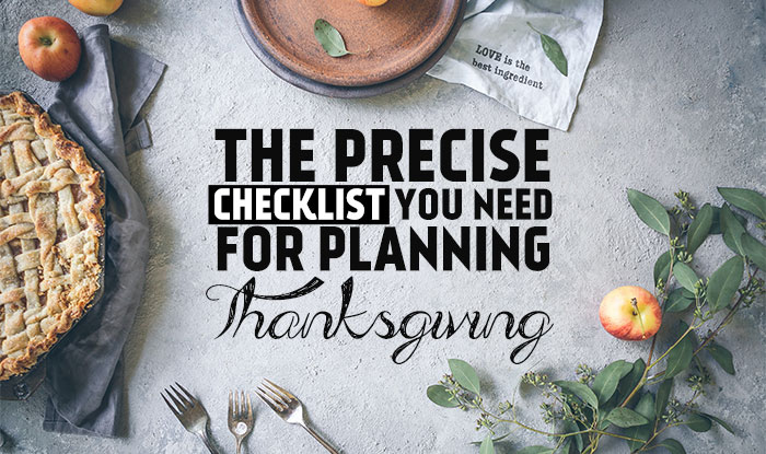 The Precise checklist you need for Planning Thanksgiving | NeoStopZone