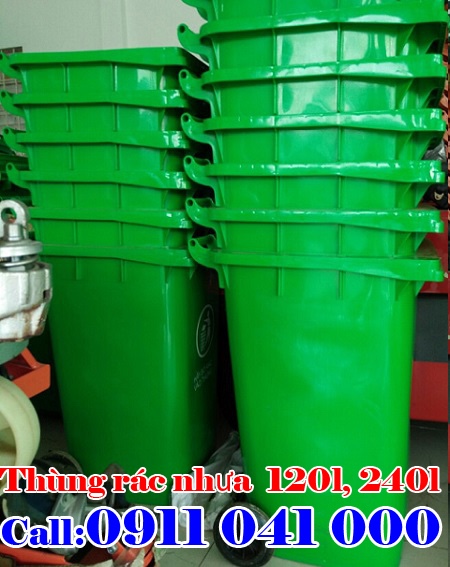 Diễn đàn rao vặt tổng hợp:  Quận 10: Bán thùng rác nhựa HDPE 120L, 240L,.. chính 240%2Bxanh