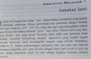 Pengertian Dan Hakekat Seni 