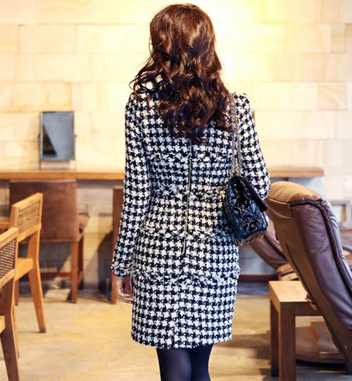 [Secret2Girls] Slim Line Tweed Dress | KSTYLICK - Latest Korean Fashion ...