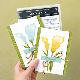 Stampin' Up! 4 Lasting Lily Projects for Sale-a-Bration 2019 ~ Distinkive Stamps
