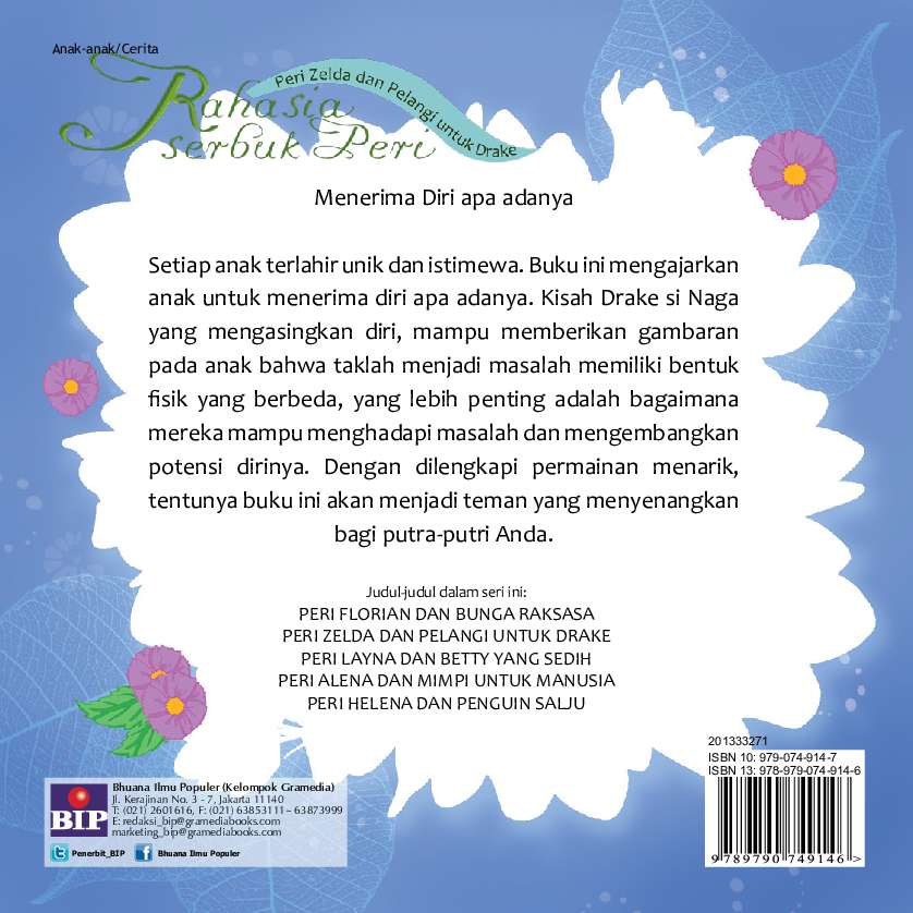 Syiren Library Dongeng Anak Rahasia Serbuk Peri Peri Zelda