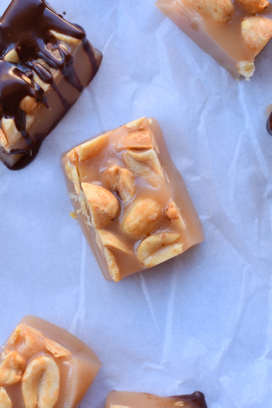 Homemade Chocolate Peanut Caramels + Giveaway The Nutritionist Reviews