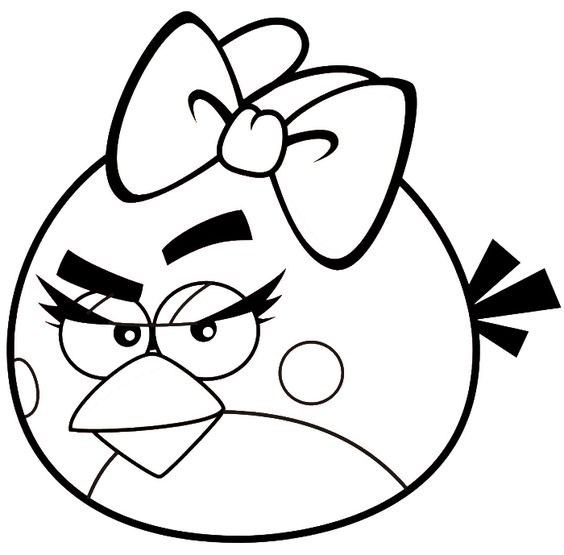 Tranh tô màu Angry Birds 05