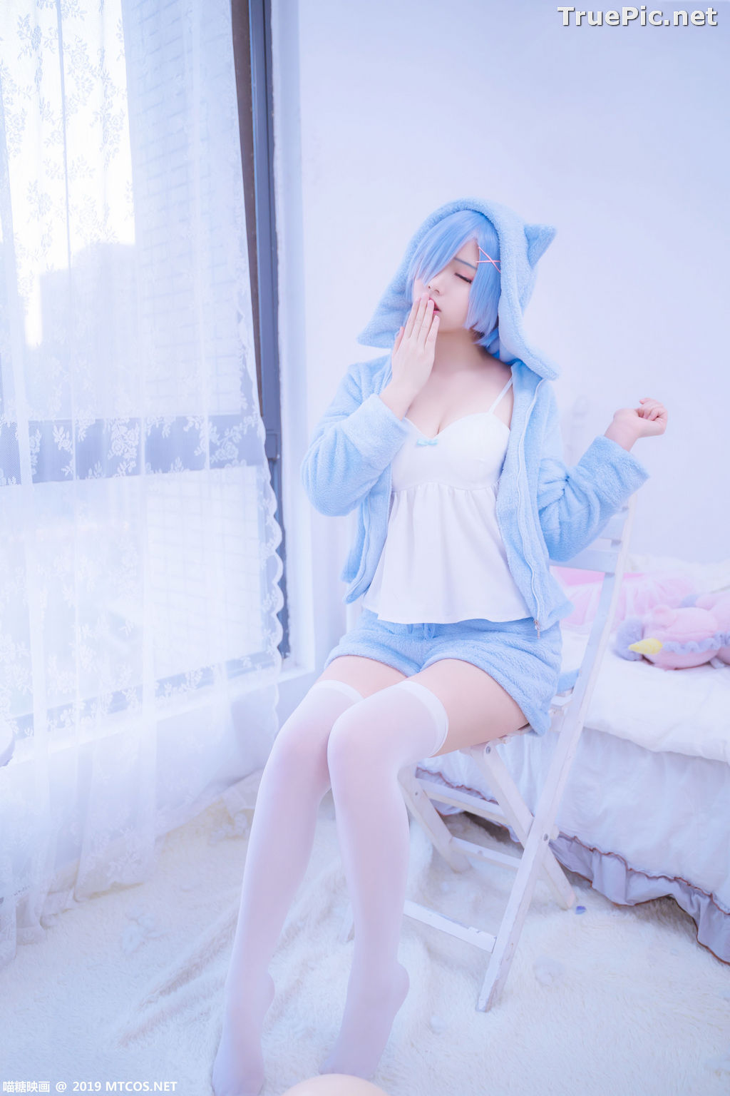 Image [MTCos] 喵糖映画 Vol.043 – Chinese Cute Model – Sexy Rem Cosplay - TruePic.net - Picture-1