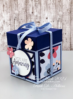 Treat Week 2021 Day 4 - You Are Amazing Paper Blooms Candle Gift Box Click to learn more!