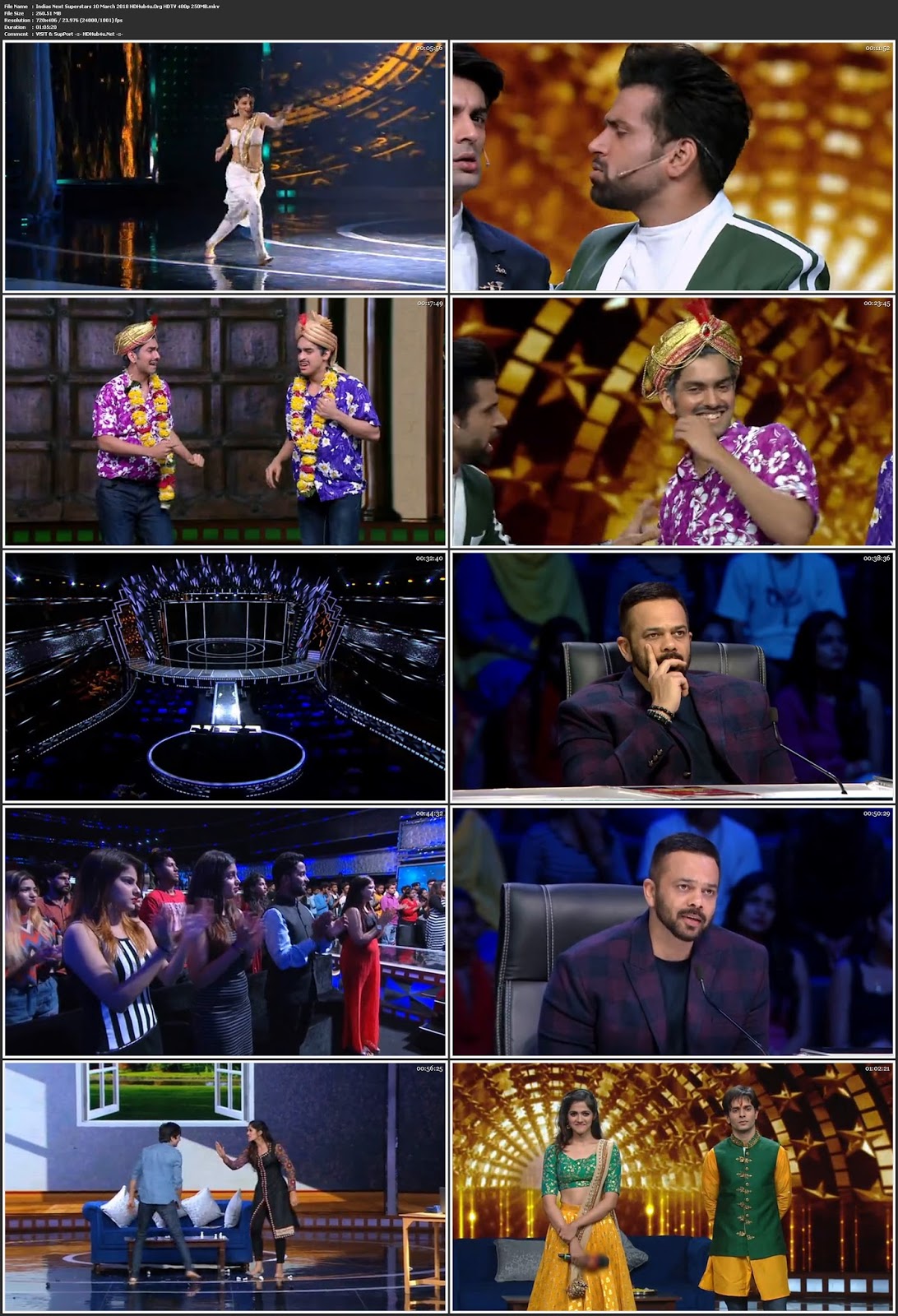 Indias Next Superstars 10th March 2018 HDTV 480p 250MB Download