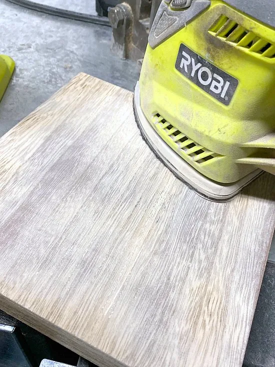 Creating a sign using reclaimed wood from an old sign
