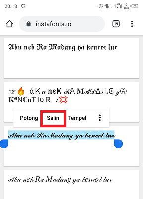 Cara Membuat Tulisan Huruf Sambung Di Instagram Tanpa Aplikasi Wafbig