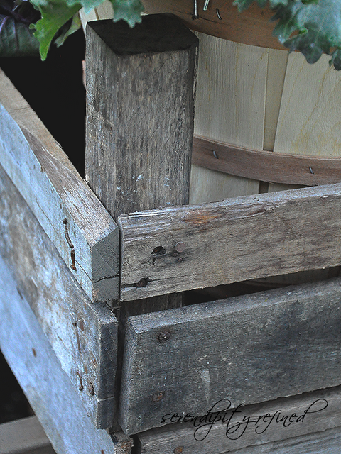Rustic pallet wood cart, built by Serendipity Refined, featured on I Love That Junk