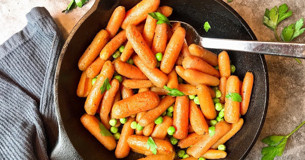 Honey Butter Peas and Carrots