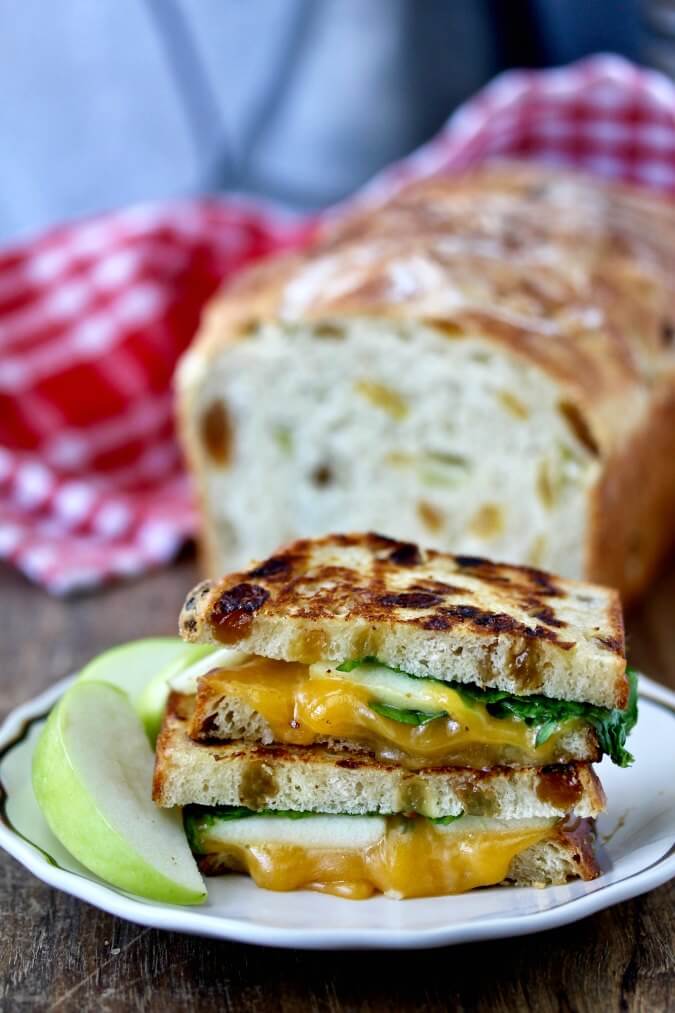 Sourdough Apple Bread | and the Best Grilled Cheese Sandwich