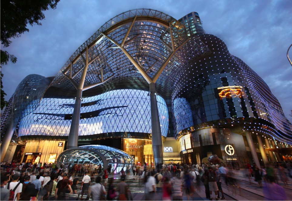 ION ORCHARD SINGAPUR. DISEÑO Y VANGUARDIA Espacio Retail. Diseño de