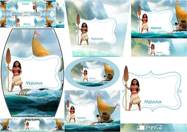 Moana Water Bottle Label/baby Moana Birthday Party Decoration/moana Baby Water  Bottle Wrapper/personalized Moana Party Labels/party Supplies 