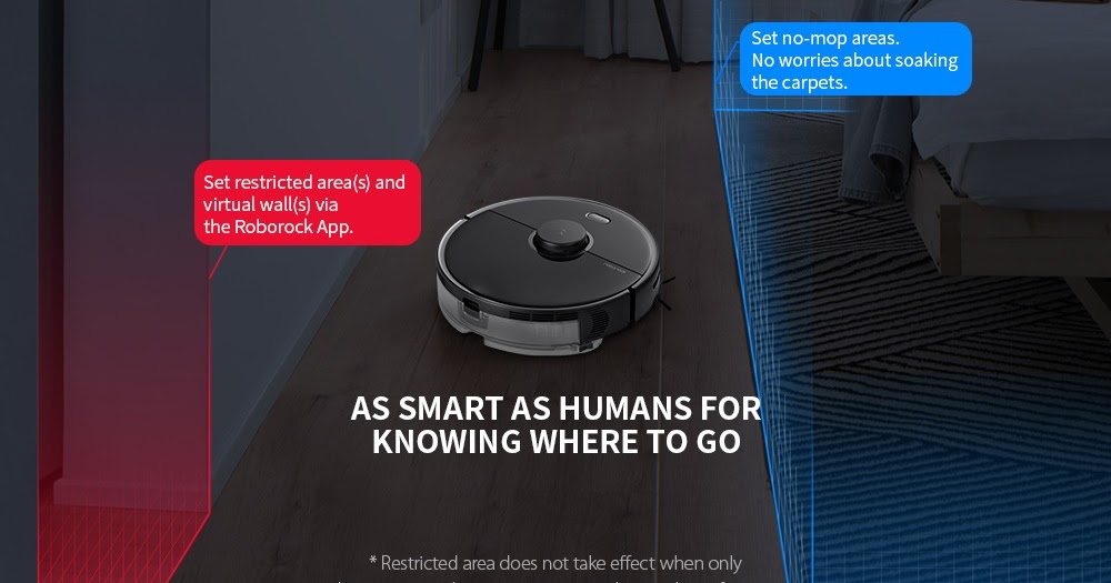 Roborock S5 Max Laser Navigation Robot Wet and Dry Vacuum Cleaner from