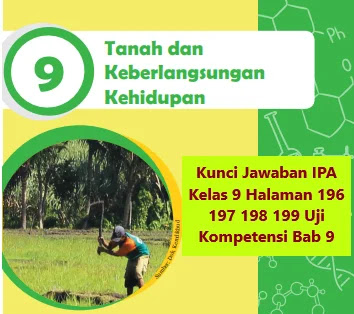 Kunci Jawaban Ipa Kelas 9 Halaman 196 197 198 199 Uji Kompetensi Bab 9 Tanah Dan Keberlangsungan Kehidupan Wali Kelas Sd