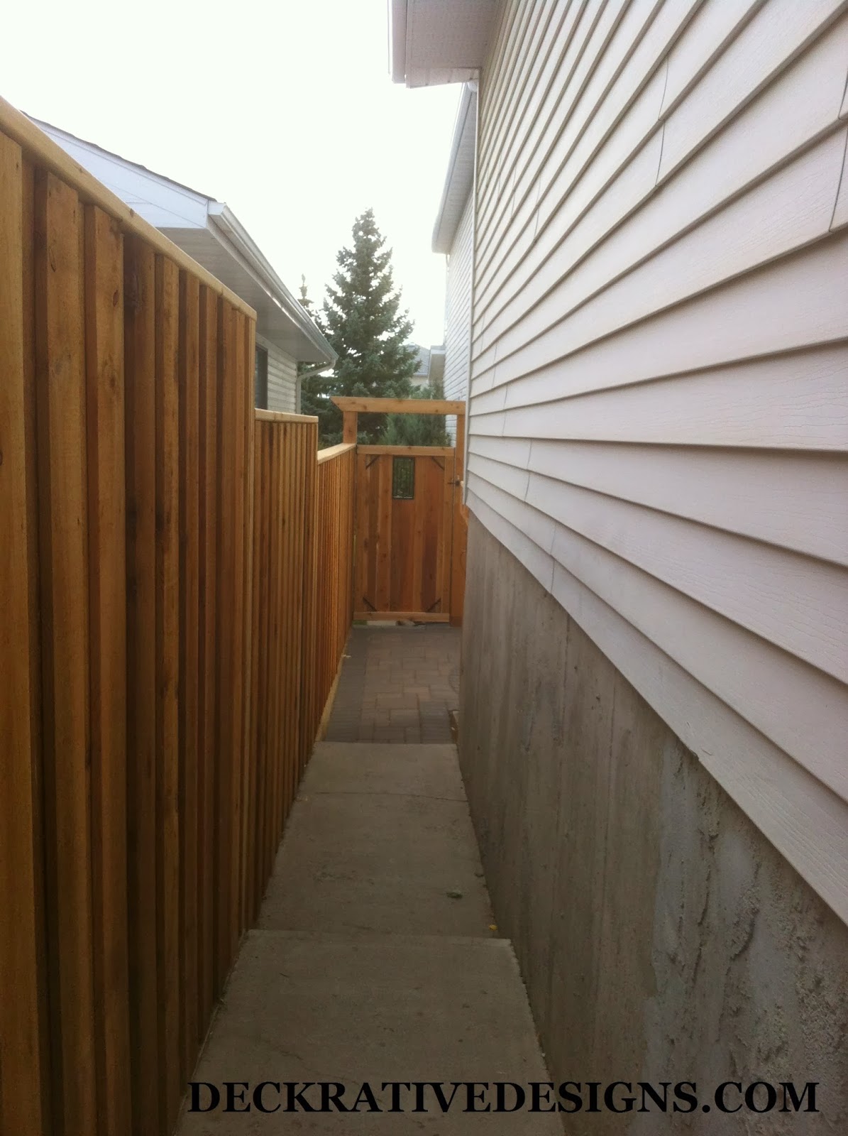 Calgary deck builders Calgary decks Cedar fence ideas with pergola beams