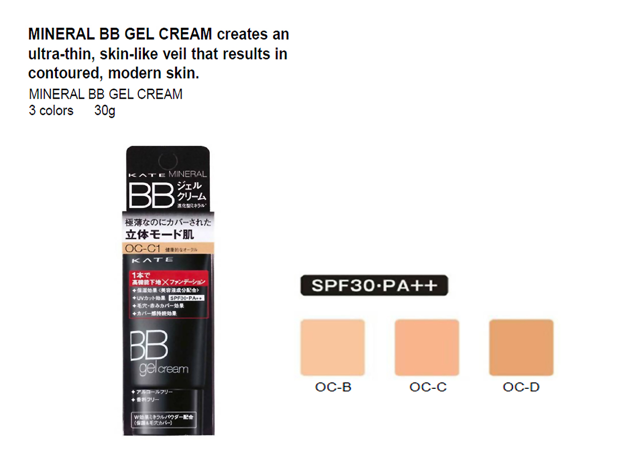 Health and Beauty the Japanese way BB Creams! Review and comparison of Kate BB Gel Cream and