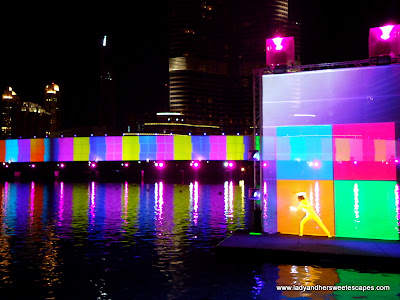 Dubai Fountain Light