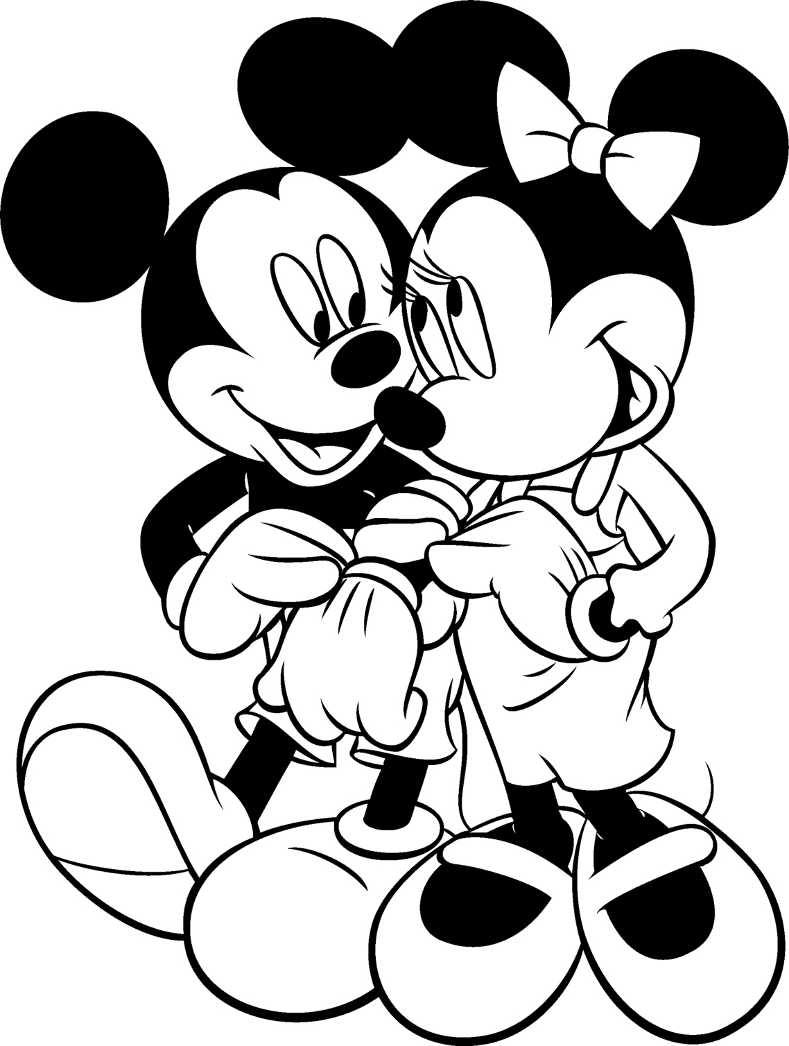 valentine character coloring pages - photo #37