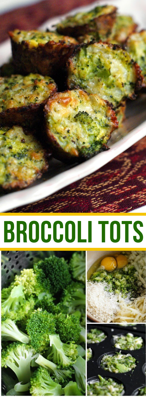 BROCCOLI TOTS #vegetarian #food BROCCOLI TOTS #vegetarian #food