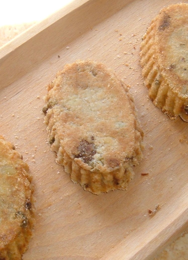 rossociliegia Tortini di patate, funghi porcini e salsiccia.