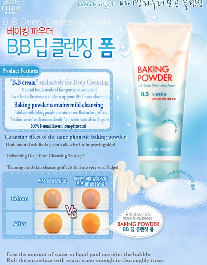 baking powder pore cleansing cream