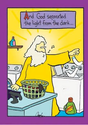 And God separated the light from the dark...