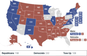 My 2020 Presidential Election Projection as of October 11 ...