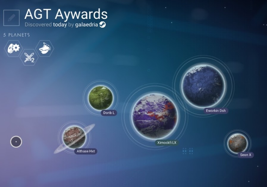 Galaedrian Galaxy of Games NMS My Naming Nomenclature