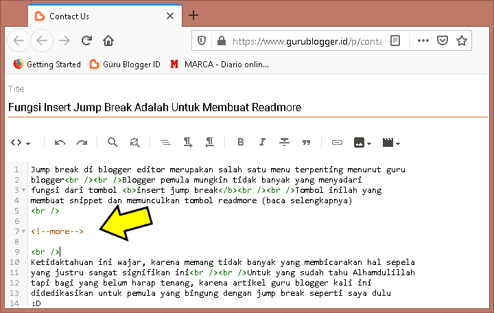 Membuat Jump Break Di Blogspot membuat-jump-break-di-blogspot