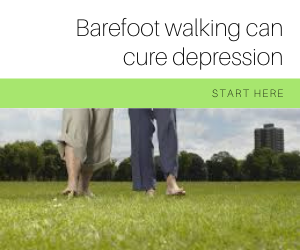 bare foot walking can cure depression