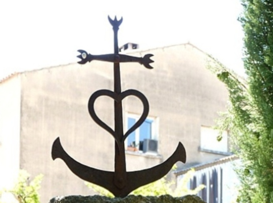 Pendentif Croix Camarguaise ASCALIDO - Argent 925 Massif, 3,5 Cm (4 Cm Avec Anneau) - Bijou Français, Poinçonné, Livraison Suivie