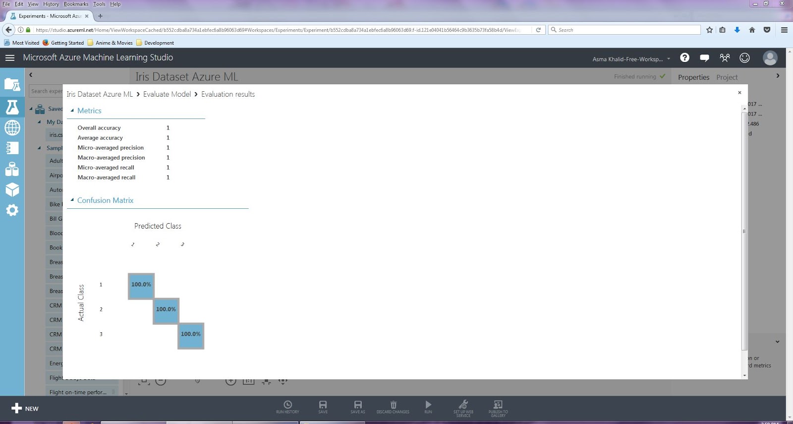 Azure Machine Learning: Classification Predictive Analysis using Iris ...