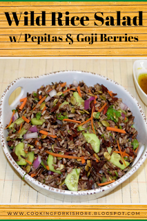 Wild Rice Salad w/ Pepitas & Goji Berries