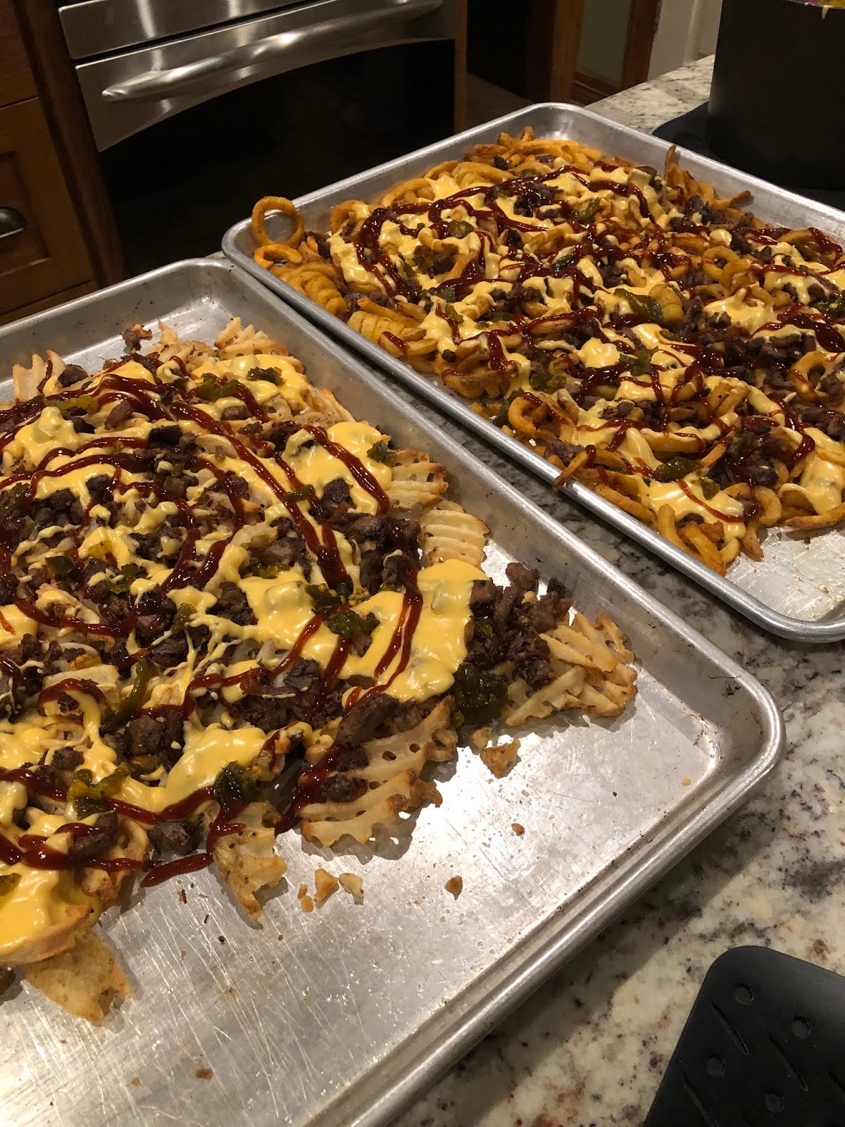Beth's Favorite Recipes Nacho Cheese Dip/ Brisket Fries