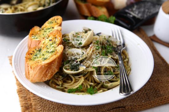 Resep Spaghetti dengan Kerang JTT