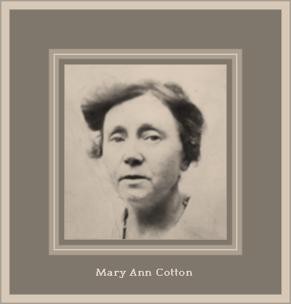 Unknown Gender History: Mary Ann Cotton, English Serial Killer - 1873