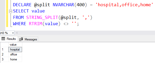 STRING_SPLIT Function In SQL Server - SQLArena