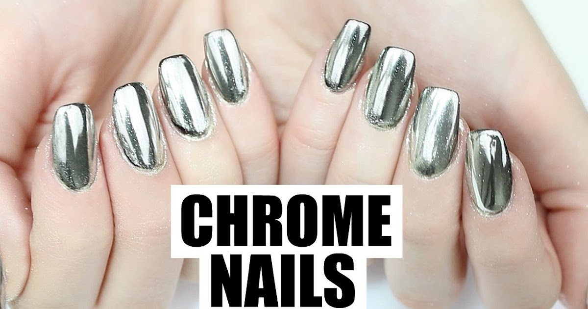 DIY Chrome Mirror Powder Nails & Nail Art Ideas