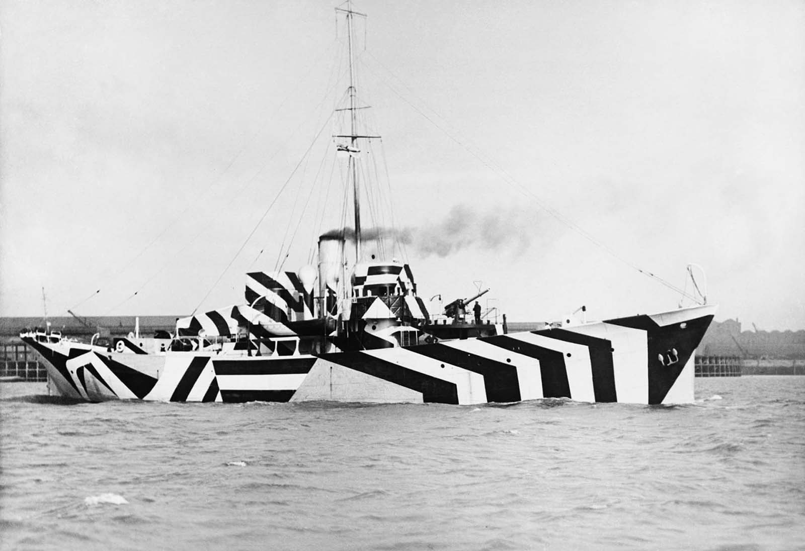 dazzle camouflage world war photographs