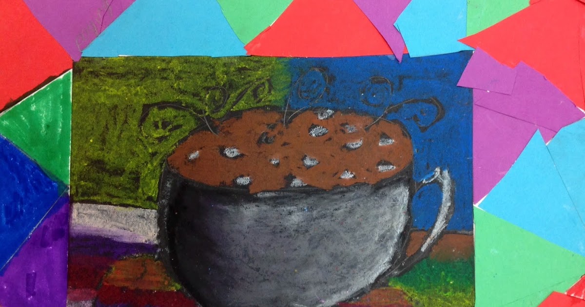 Suspended Coffee Art Lesson 3rd Grade