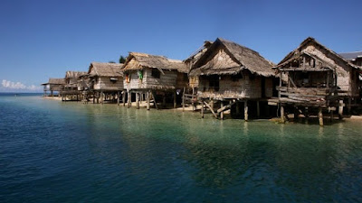 Solomon Islands , island row house