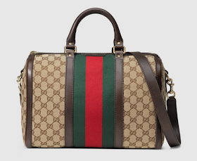 Gucci bag in vintage design featuring the interlocking G logo